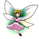 Fairy tattoo design idea