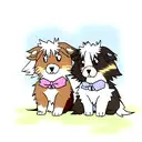 australian shepherd tattoo design idea