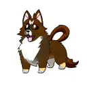 australian shepherd tattoo design idea