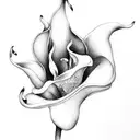 calla Lily  tattoo design idea