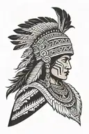 Mapuche Indian tattoo design idea