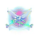 A billiards table with neon lights and rave dancers tattoo design idea