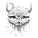 Black clover  tattoo design idea