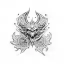 Black clover  tattoo design idea