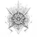 Black clover  tattoo design idea