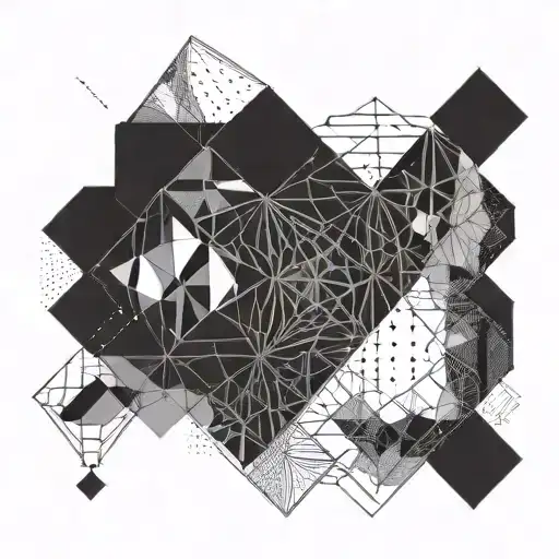 M dot work tattoo tattoo design idea