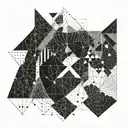 M dot work tattoo tattoo design idea