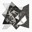 M dot work tattoo tattoo design idea