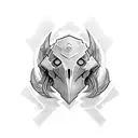 knight tattoo design idea