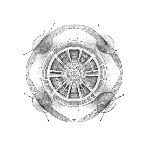 wheel of time tattoo design idea