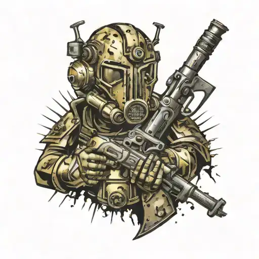 fallout new vegas tattoo design idea