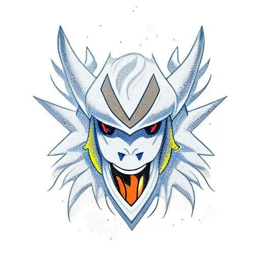 A Absol in the moon tattoo design idea