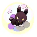 A Umbreon Shiny in a Moon tattoo design idea