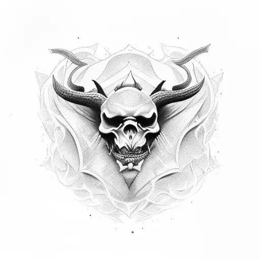 devil tattoo design idea