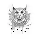 black band with numbers tattoo design idea