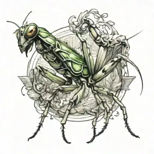 mantis shimp  tattoo design idea