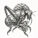 mantis shimp  tattoo design idea