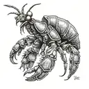 mantis shrimp tattoo design idea