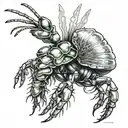 mantis shrimp tattoo design idea