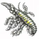 mantis shrimp tattoo design idea