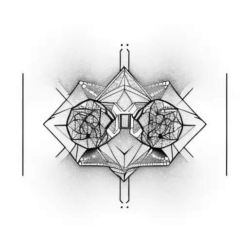 Create a tattoo inspired by the ideas and symbols of artificial intelligence (AI) and advanced technology. The tattoo sh tattoo design idea