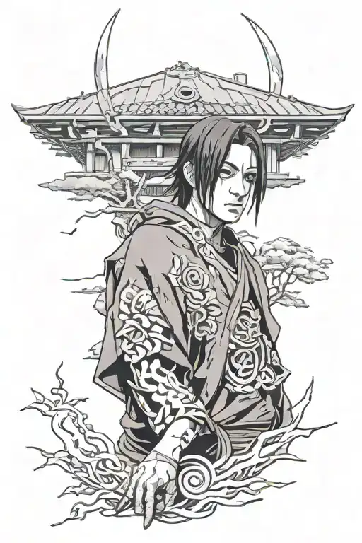 itachi uchiha tattoo design idea