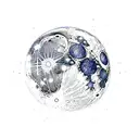 moon + cinema tattoo design idea