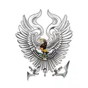 Mexican flag, Mexican symbols, warrior , Mexican eagle  tattoo design idea