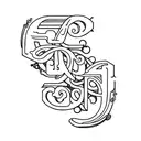 letters J and P tattoo design idea