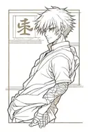 gaara love kanji tattoo design idea