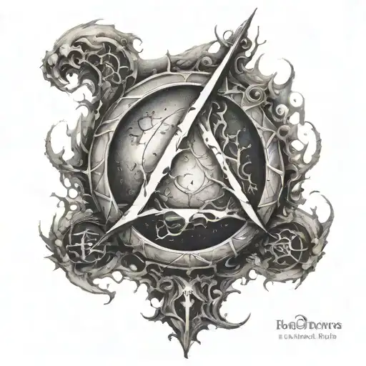 Bloodborne Moon Rune tattoo design idea
