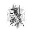 Lisbeth salander tattoo design idea