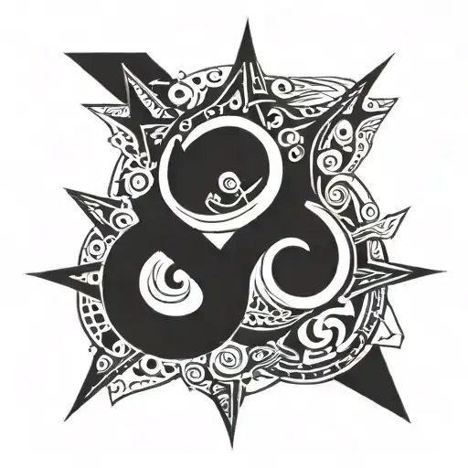 12/12 with an omega symbol incorporated tattoo design idea