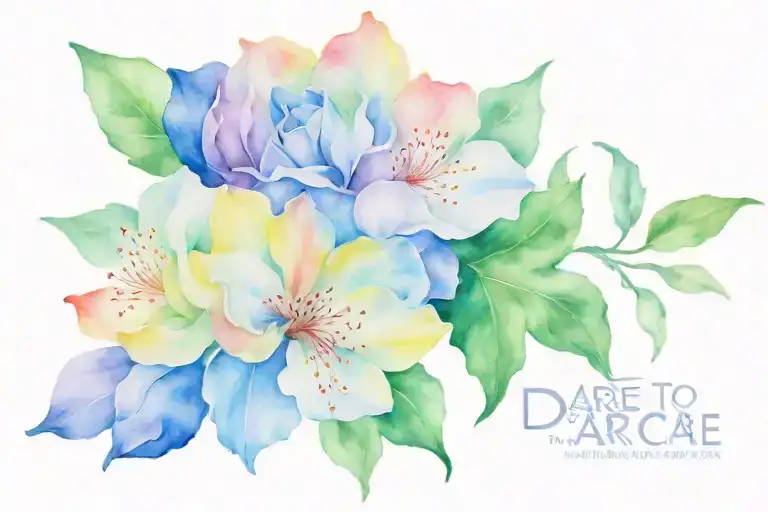 "Dare to Care" tattoo design idea