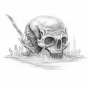 ice nine kills a grave mistake tattoo design idea