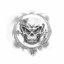 ice nine kills a grave mistake tattoo design idea