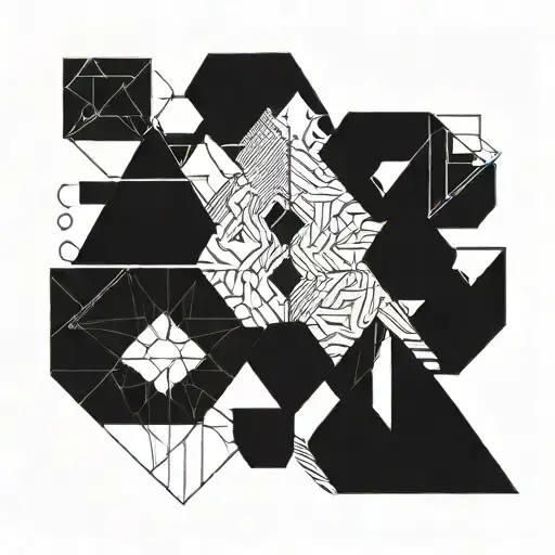 vertical, minimal, curiosity, adventure tattoo design idea