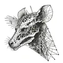 rat skeleton tattoo design idea