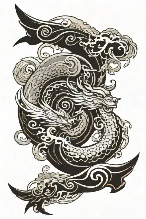 norse mythology symbols tattoo design idea