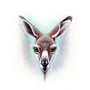 kangaroo tattoo design idea