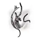 kangaroo tattoo design idea