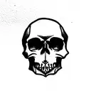 Skull tattoo design idea