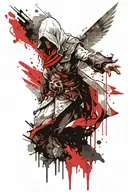 Assassin's creed symbol tattoo design idea