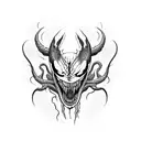 venom tattoo design idea