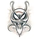 venom tattoo design idea
