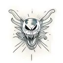 venom tattoo design idea