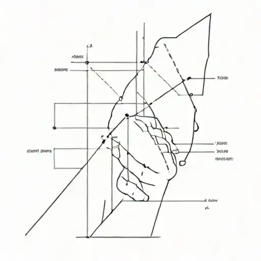 A sleek and modern sales graph climbing up the arm tattoo design idea