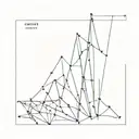 A sleek and modern sales graph climbing up the arm tattoo design idea