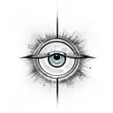 Evil Eye tattoo design idea