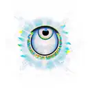 Evil Eye tattoo design idea